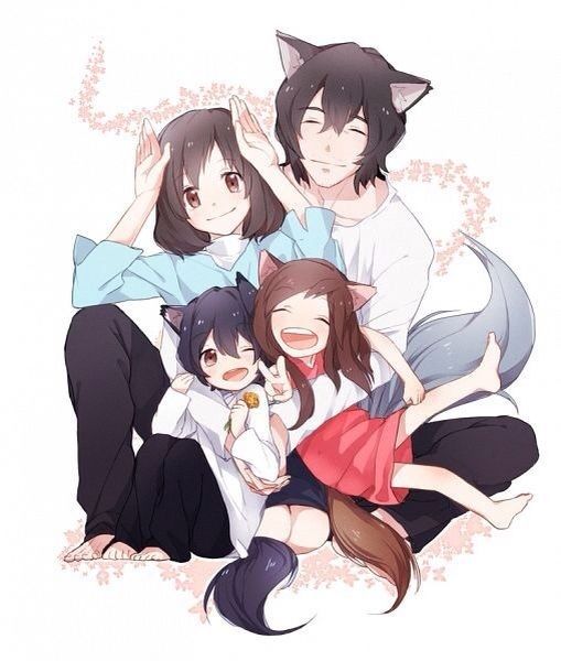 wolf children manga